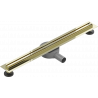 Mexen Flat 360° Slim linijinis rotacinis nutekėjimas 60 cm, Auksinė - 1541060