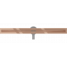 Mexen Flat 360° Slim linijinis rotacinis nutekėjimas 90 cm, Rožinio aukso - 1641090
