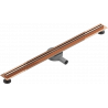 Mexen Flat 360° Slim Pasukimo linijinis nutekėjimas 80 cm, rožinis auksas - 1641080