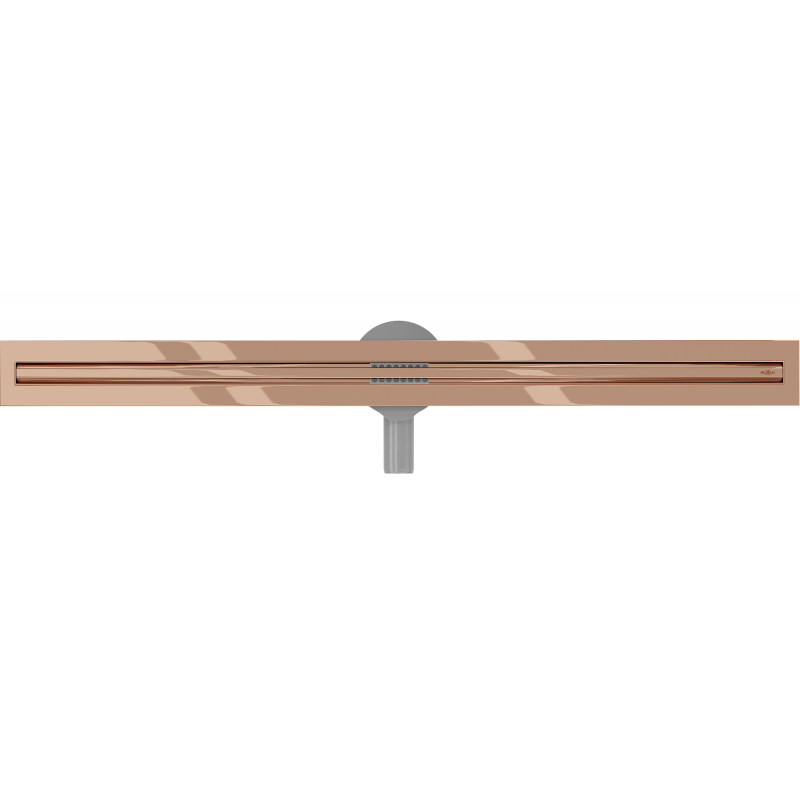 Mexen Flat 360° Slim Pasukimo linijinis nutekėjimas 80 cm, rožinis auksas - 1641080