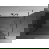 Mexen Kioto dušo sienelė Walk-in 135 x 90 cm, skaidri, gun gray šlifuota - 800-135-212-66-00-090