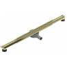 Mexen Flat 360° Slim 100 cm ilgio, auksinis besisukantis linijinis trapas - 1541100
