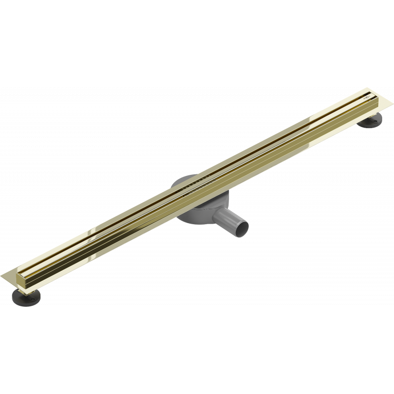 Mexen Flat 360° Slim linijinis pasukamas nutekėjimas 90 cm, auksinis - 1541090