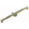 Mexen Flat 360° Slim linijinis rotacinis nutekėjimas 80 cm, Auksinė - 1541080