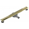 Mexen Flat 360° Slim linijinis rotacinis nutekėjimas 70 cm, Auksinė - 1541070