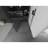 Mexen Kioto Dušo pertvara Walk-in 130 x 120 cm, skaidri, ginklų pilka šlifuota - 800-130-212-66-00-120