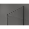 Mexen Kioto Dušo pertvara Walk-in 130 x 120 cm, skaidri, ginklų pilka šlifuota - 800-130-212-66-00-120