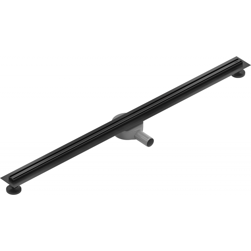 Mexen Flat 360° Slim linijinis nutekamasis latakas su pasukama galvute 120 cm, juodas - 1741120