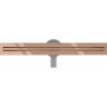 Mexen Flat 360° Slim linijinis rotacinis nutekėjimas 60 cm, Rožinio aukso - 1641060