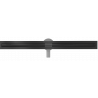 Mexen Flat 360° Slim 100 cm ilgio juodas linijinio tipo rotacinis nutekėjimas - 1741100