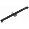 Mexen Flat 360° Slim 100 cm ilgio juodas linijinio tipo rotacinis nutekėjimas - 1741100