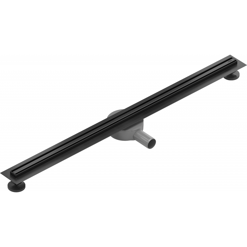 Mexen Flat 360° Slim linijinis sukamasis nutekėjimas 80 cm, juodas - 1741080