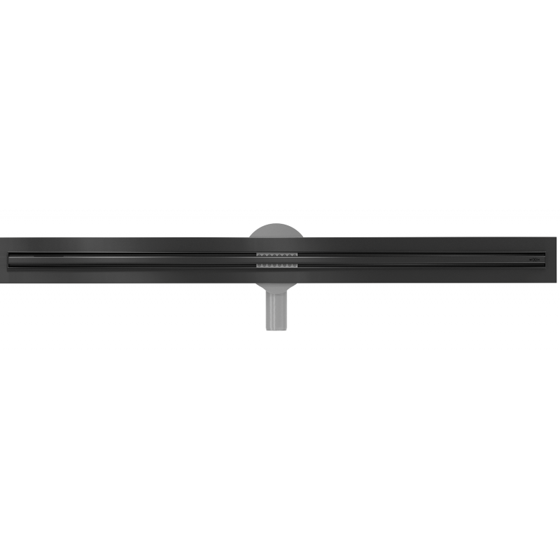 Mexen Flat 360° Slim linijinis sukamasis nutekėjimas 80 cm, juodas - 1741080