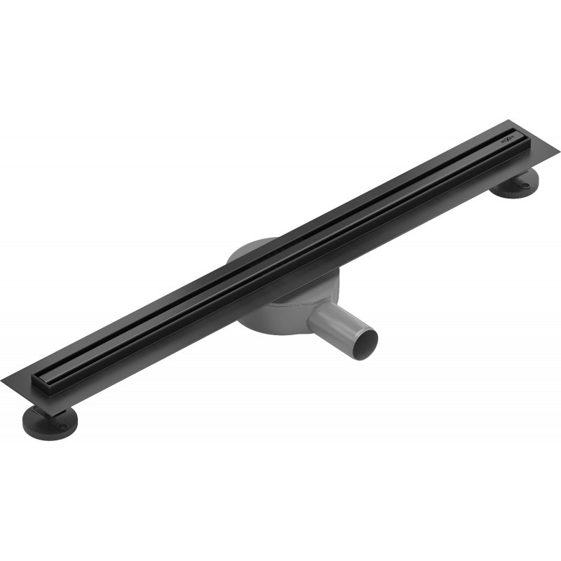 Mexen Flat 360° Slim Pasukamas linijinis nutekėjimas 70 cm, juodas - 1741070
