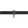 Mexen Flat 360° Slim linijinis rotacinis nutekėjimas 70 cm, Juoda - 1741070