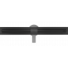 Mexen Flat 360° Slim Pasukamas linijinis nutekėjimas 70 cm, juodas - 1741070