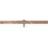 Mexen Flat 360° Slim pasukamas linijinis nutekėjimas 120 cm, rožinis auksas - 1641120