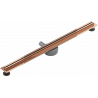 Mexen Flat 360° Slim linijinis rotacinis nutekėjimas 100 cm, Rožinio aukso - 1641100