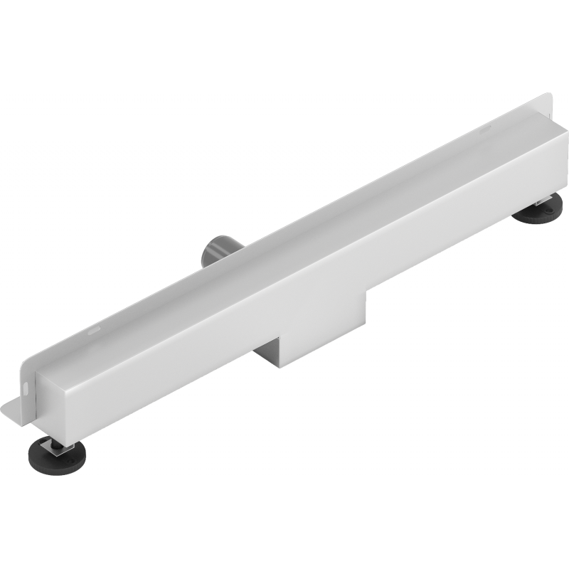 Mexen Flat Wall linijinis sieninis nutekėjimas 2w1 50 cm, inox - 1030050