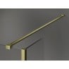 Mexen Kioto dušo siena Walk-in 110 x 70 x 30 cm, skaidrus, auksinis šlifuotas - 800-110-070-221-55-00-030