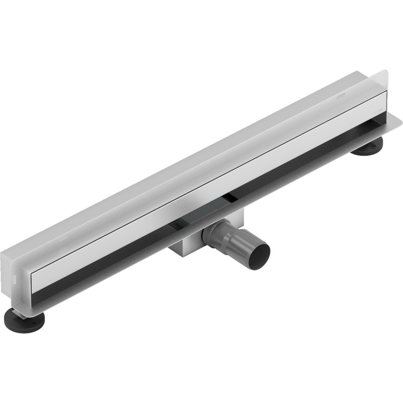 Mexen Flat Wall sieninis linijinis nutekėjimas 2w1 50 cm, inox - 1030050