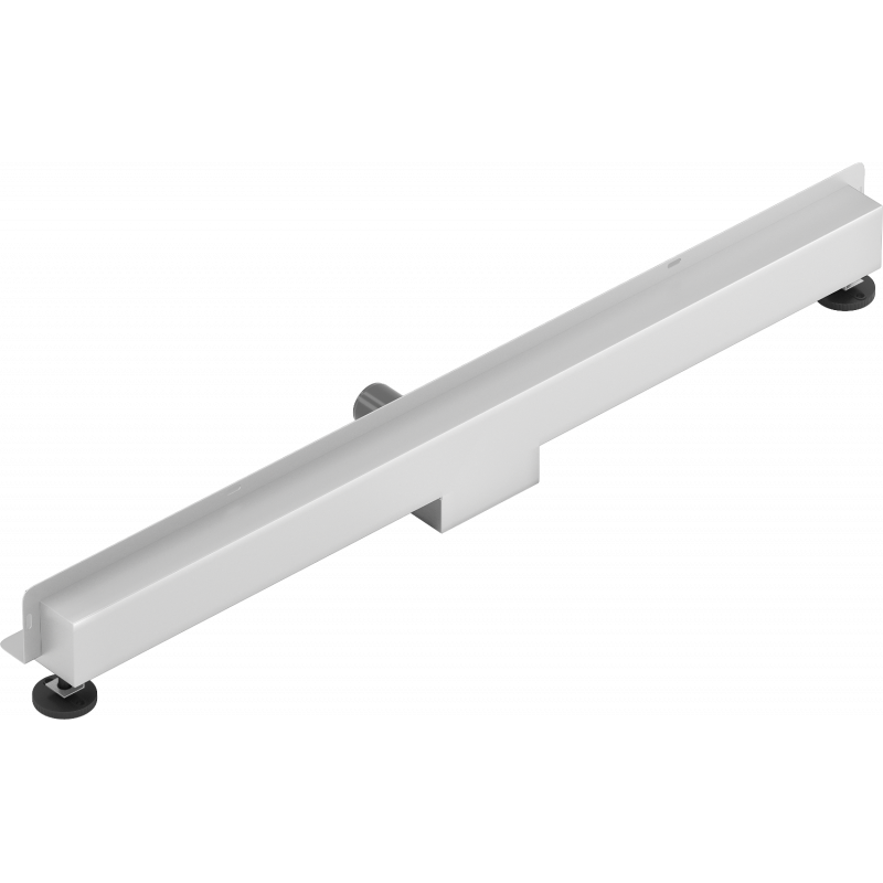 Mexen Flat Wall sieninis linijinis nutekėjimas 2in1 80 cm, inox - 1030080