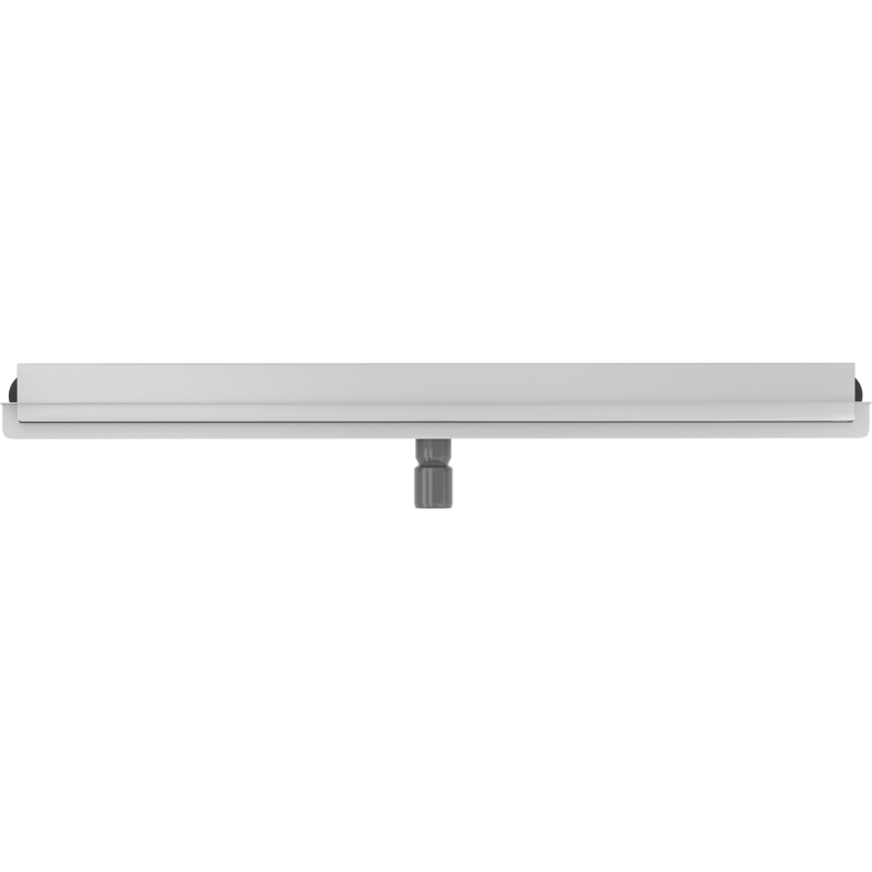 Mexen Flat Wall sieninis linijinis nutekėjimas 2in1 80 cm, inox - 1030080