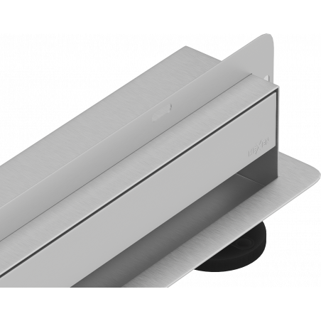 Mexen Flat Wall sieninis linijinis nuotekų surinkimo įrenginys 2in1 90 cm, inox - 1030090