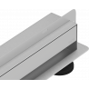 Mexen Flat Wall sieninis linijinis nutekėjimas 2in1 100 cm, inox - 1030100