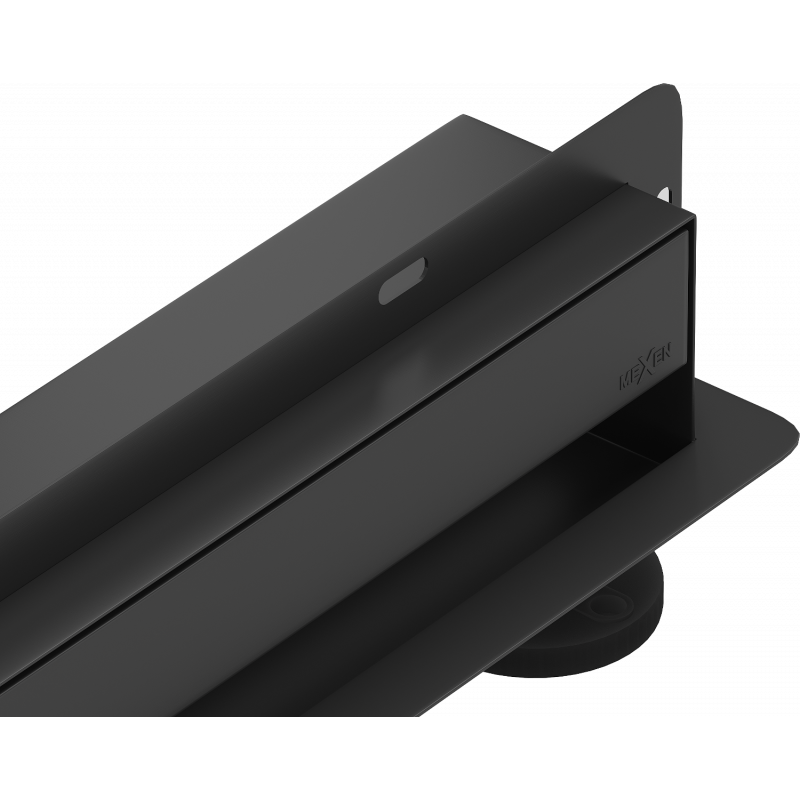 Mexen Flat Wall sieninis linijinis nutekėjimas 2 viename, 60 cm, juodas - 1730060