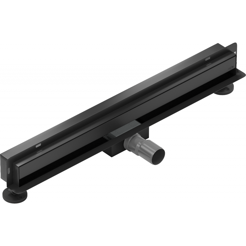 Mexen Flat Wall linijinio tipo sieninis nubėgimas 2w1, 70 cm, juodas - 1730070