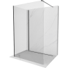 Mexen Kioto dušo siena Walk-in 120 x 100 cm, skaidri, juoda - 800-120-212-70-00-100