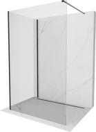 Mexen Kioto dušo siena Walk-in 120 x 100 cm, skaidri, juoda - 800-120-212-70-00-100