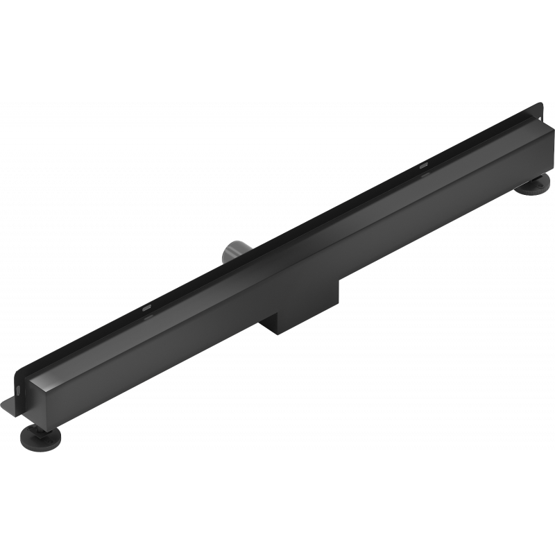 Mexen Flat Wall sieninis linijinis nutekėjimas 2 viename, 80 cm, juodas - 1730080