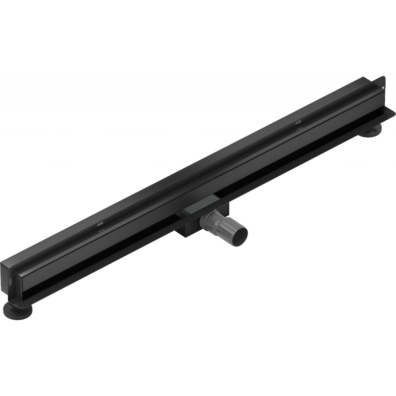 Mexen Flat Wall sieninis linijinis nutekėjimas 2 viename, 80 cm, juodas - 1730080