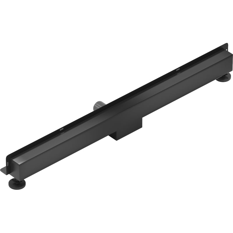 Mexen Flat Wall linijinis sieninis nutekėjimas 2 in 1, 100 cm, juodas - 1730100