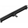 Mexen Flat Wall linijinis sieninis nutekėjimas 2 in 1, 100 cm, juodas - 1730100