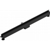 Mexen Flat Wall sieninis linijinis latakas 2 iš 1, 120 cm, juodas - 1730120