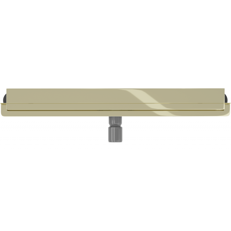 Mexen Flat Wall sieninis linijinis nutekėjimas 2 viename 60 cm, auksinis - 1530060