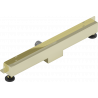 Mexen Flat Wall sieninis linijinis nutekėjimas 2 viename 60 cm, auksinis - 1530060