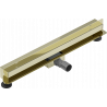 Mexen Flat Wall sieninis linijinis nutekamasis latakas 2w1 60 cm, auksinis - 1530060