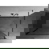 Mexen Kioto Walk-in dušo siena 140 x 70 cm, juodas raštas, juoda - 800-140-212-70-70-070