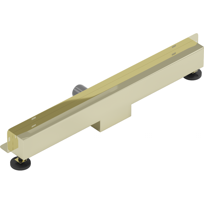 Mexen Flat Wall sieninis linijinis nutekėjimas 2-in-1 70 cm, auksinis - 1530070