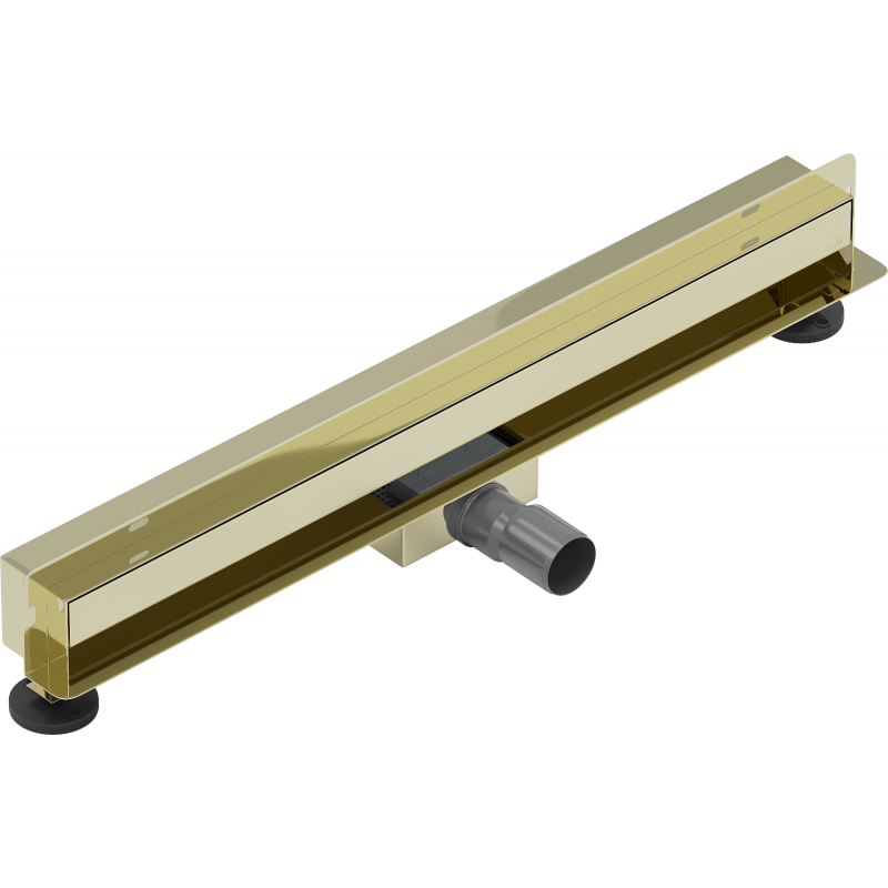 Mexen Flat Wall sieninis linijinis nutekėjimas 2-in-1 70 cm, auksinis - 1530070