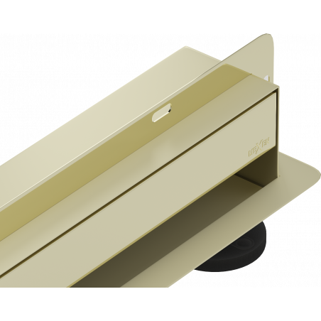 Mexen Flat Wall sieninis linijinis nutekėjimas 2 viename, 80 cm, auksinis - 1530080