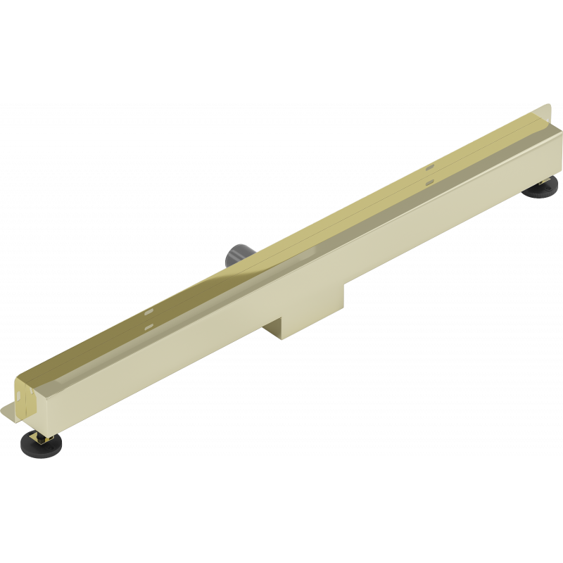 Mexen Flat Wall sieninis linijinis nutekėjimas 2 viename, 80 cm, auksinis - 1530080