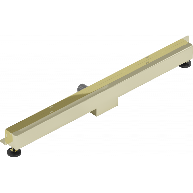 Mexen Flat Wall sieninis linijinis nutekėjimas 2in1 90 cm, auksinis - 1530090