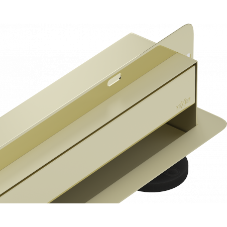 Mexen Flat Wall sieninis linijinis nutekamasis 2 viename 100 cm, auksinis - 1530100