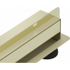 Mexen Flat Wall sieninis linijinis nutekamasis 2 viename 100 cm, auksinis - 1530100