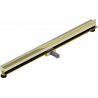 Mexen Flat Wall sieninis linijinis nutekėjimas 2 viename 120 cm, auksinis - 1530120